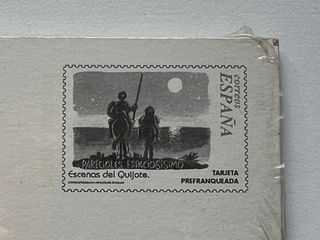 Tarjeta postal prefranqueada Nueva Dirección 2001