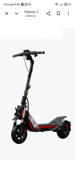 Patinete eléctrico Segway Z10