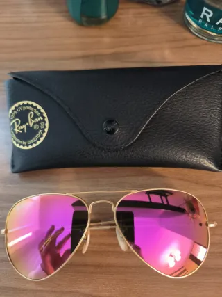 Gafas de sol Ray-Ban Aviator doradas