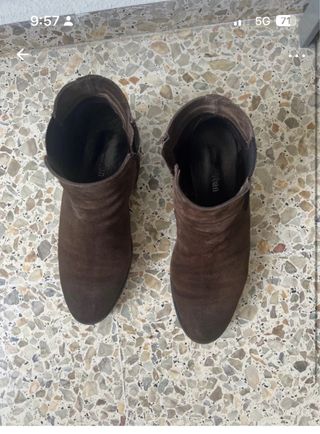 Botines Paula Jolan Piel Marrón