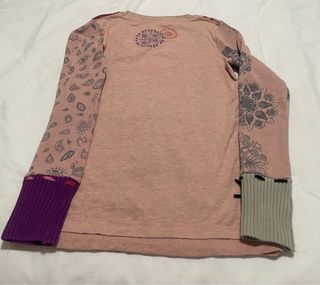 Camiseta manga larga estampada