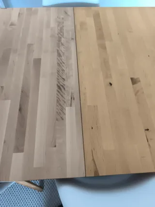 Mesa comedor extensible roble Ikea 155/210x90