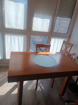 Mesa comedor madera cerezo