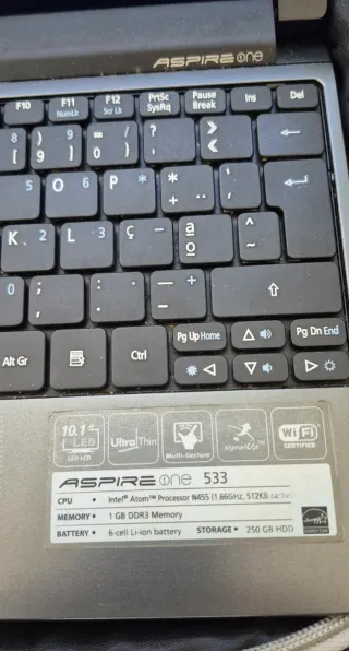 Notebook Acer Aspire ONE 533 + Tablet