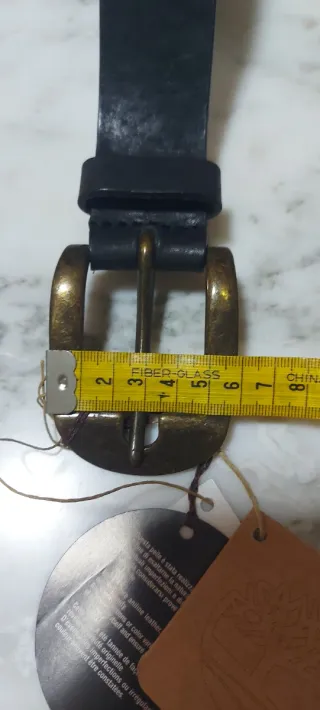 Cintura Timberland pelle vintage 110 cm