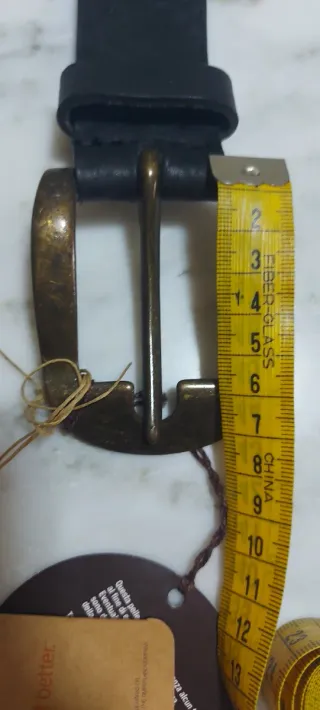 Cintura Timberland pelle vintage 110 cm