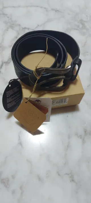 Cintura Timberland pelle vintage 110 cm