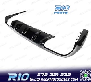 DIFUSOR MERCEDES CLASE E C238 16- AMG NEGRO BRILLO LOOK E63