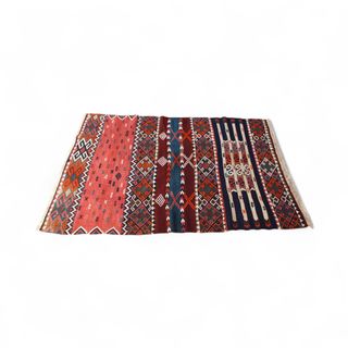 Alfombra Kilim Cicim Vintage Turca