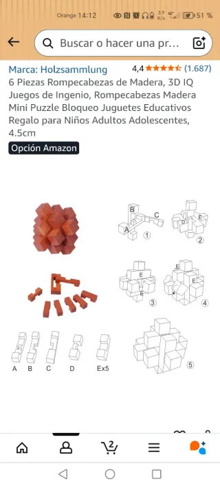 Juego de Rompecabezas de Madera