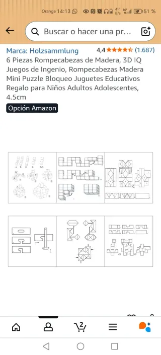 Juego de Rompecabezas de Madera