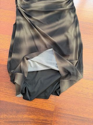 Vestido Zara Drapeado