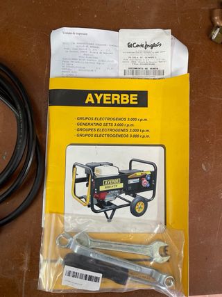 Generador Motosoldadora AYERBE 130 KT AC