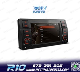 RADIO NAVEGADOR 7" BMW SERIE 3 E46 98-06 USB GPS TACTIL HD T
