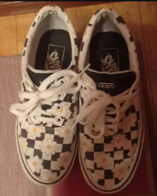 Zapatillas Vans Checkerboard Flores