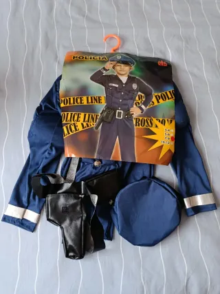 Disfraz Policía Infantil talla 7 a 9 años