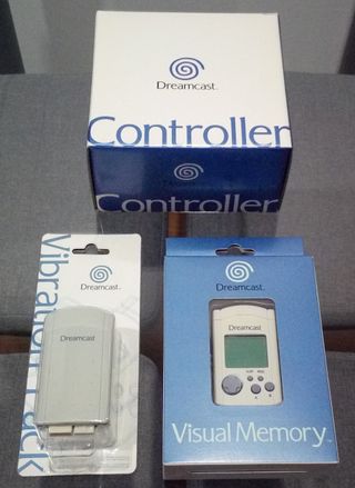 Lote de 3 accesorios de Dreamcast - NUEVOS