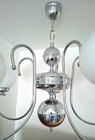 LÁMPARA VINTAGE SPACE AGE AÑOS 70