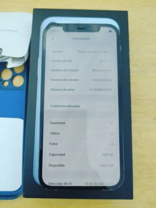 iPhone 12 Pro, 81% Batería