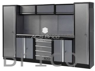 Conjunto Taller 5 Módulos S/Acero Inox Alyco 199016