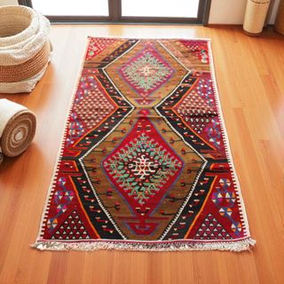 Auténtico Kilim Turco de Lana