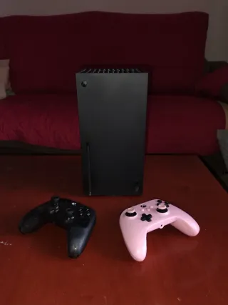 Xbox Series X +2 Mandos nuevo y base led con 4 usb