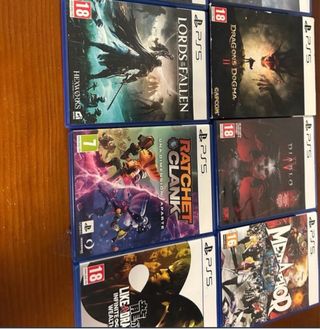Lote 6 Juegos PS5: Lords of the Fallen, Dragon's D