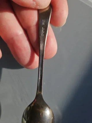 6 Cucharitas Antiguas Plata esterlina 1905 ano