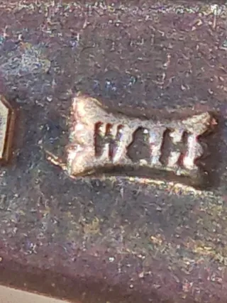 6 Cucharitas Antiguas Plata esterlina 1905 ano