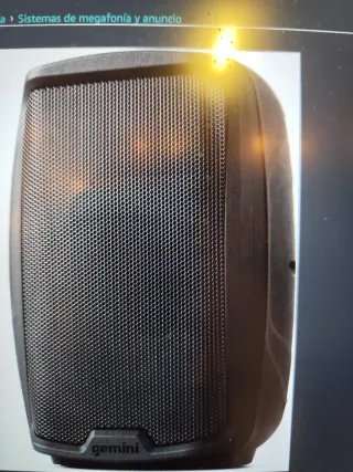 Altavoz Gemini 2000W 15 Autoamplificado alta piten