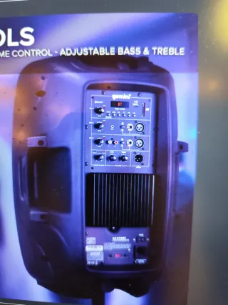 Altavoz Gemini 2000W 15 Autoamplificado alta piten