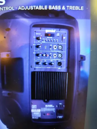 Altavoz Gemini 2000W 15 Autoamplificado alta piten