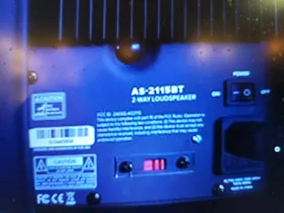 Altavoz Gemini 2000W 15 Autoamplificado alta piten