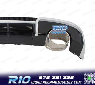 DIFUSOR AUDI A3 8V 12-16 LOOK RS + COLAS ESCAPE