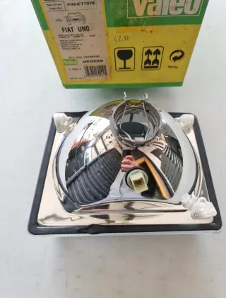 Optica faro delantero derecho FIAT UNO (>10/89) H4