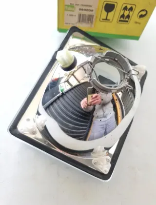 Optica faro delantero derecho FIAT UNO (>10/89) H4