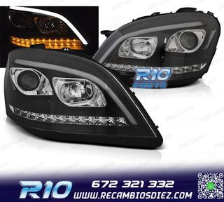 FAROS PARA MERCEDES CLASE ML W164 05-07 LUZ DIURNA LED DINAM