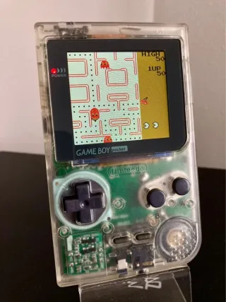 Game Boy Pocket Trasparente + Pac-Man