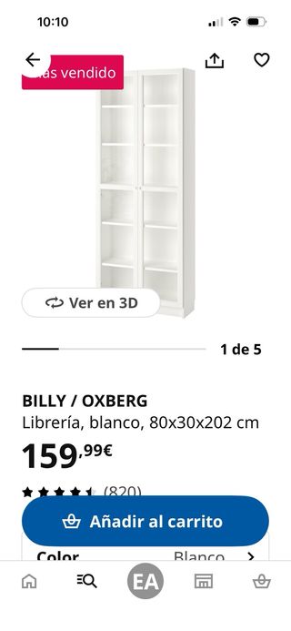 Vetrina IKEA Billy Bianca Legno e Cristallo