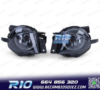 FAROS ANTINIEBLAS BMW E90 E91 05-08 NEGRO AHUMADO