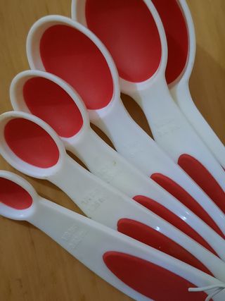 Set Misurini Cucina Rosso Bianco