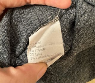 Cárdigan Polo Vintage 90s Gris