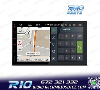 RADIO GPS ANDROID 14 2DIN 7" MULTIMEDIA GPS HD 3 USB SD