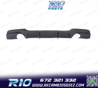 DIFUSOR BMW E90 E91 LOOK M PERFORMANCE NEGRO BRILLO
