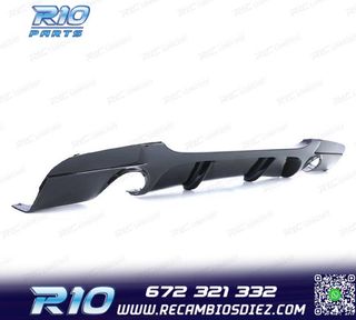 DIFUSOR BMW E90 E91 LOOK M PERFORMANCE NEGRO BRILLO
