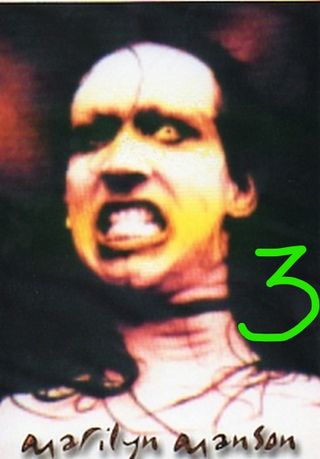 Cartolina Marilyn Manson 10x15 Collezione