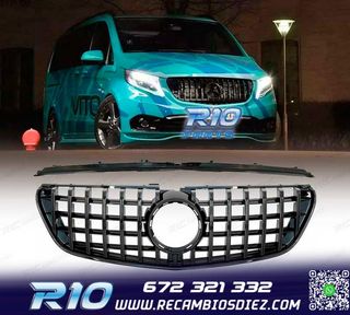 PARRILLA MERCEDES W447 14-19 LOOK GTR PANAMERICANA NEGRO BRI