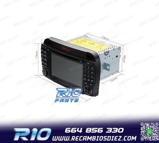 RADIO GPS ANDROID 10 PARA MERCEDES S W220 98-05