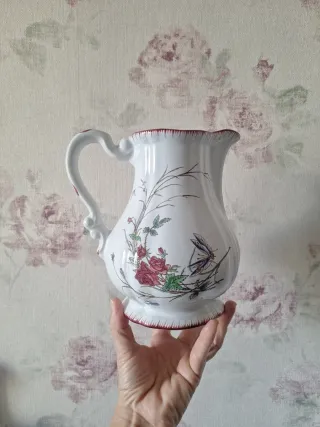 Jarra Sarreguemines Policromada