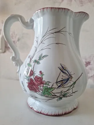 Jarra Sarreguemines Policromada